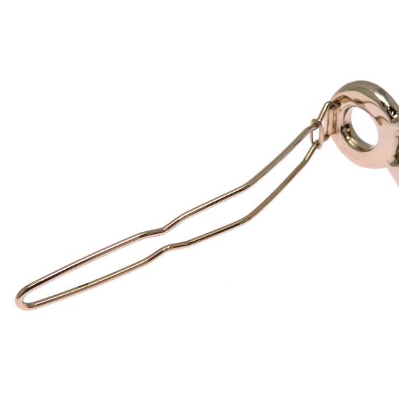 CHANEL Silver Logo Brooch